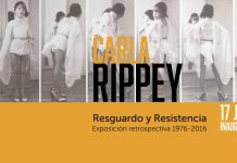 Carla Rippey. Resguardo y Resistencia. Exposición Retrospectiva 1976-2016: Cartel cortesía de © Museo de Arte Carrillo Gil
