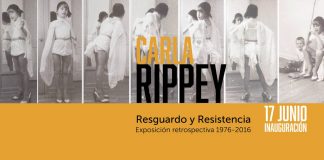 Carla Rippey. Resguardo y Resistencia. Exposición Retrospectiva 1976-2016: Cartel cortesía de © Museo de Arte Carrillo Gil