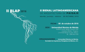 II Bienal Latinoamericana de Arquitectura de Paisaje : Cartel © SAPM