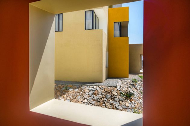 Studios 18 View from the Corridor by Sanjay Puri Architects : Photo credit © Vinesh Gandhi