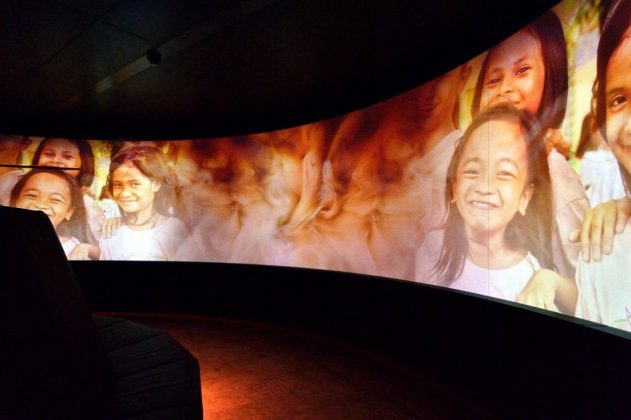 Fondations, 360 video projections : Photo credit © Mike Bink