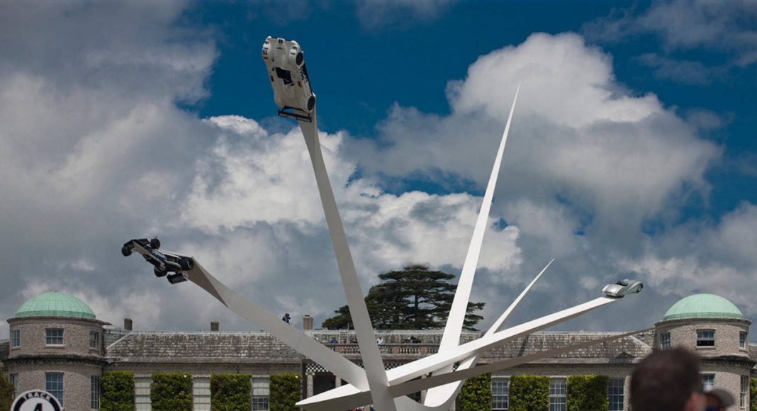 BMW Centenary Sculpture Goodwood Festival of Speed 2016 by Gerry Judah : Photo credit © David Barbour