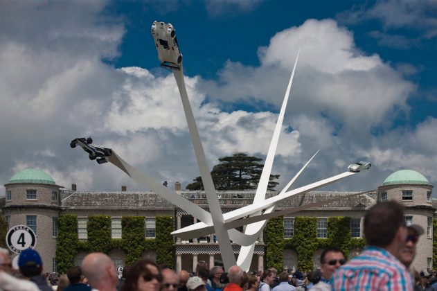 BMW Centenary Sculpture Goodwood Festival of Speed 2016 by Gerry Judah : Photo credit © David Barbour