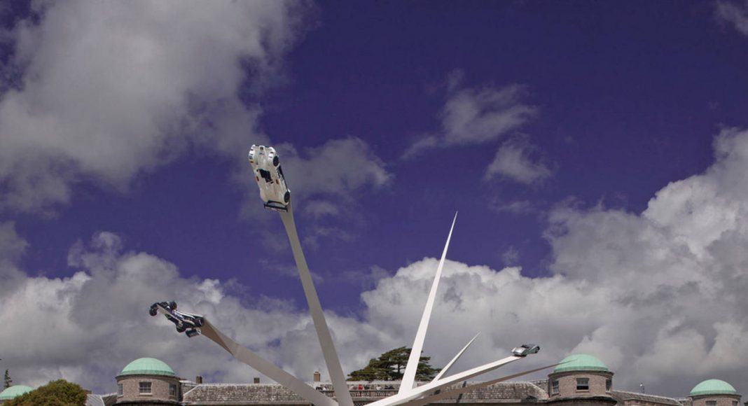 BMW Centenary Sculpture Goodwood Festival of Speed 2016 by Gerry Judah : Photo credit © David Barbour