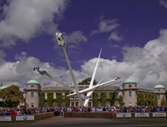 BMW Centenary Sculpture Goodwood Festival of Speed 2016 by Gerry Judah : Photo credit © David Barbour