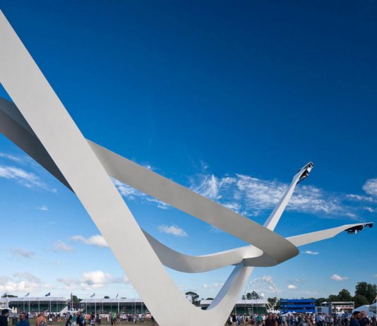BMW Centenary Sculpture Goodwood Festival of Speed 2016 by Gerry Judah : Photo credit © David Barbour