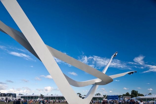 BMW Centenary Sculpture Goodwood Festival of Speed 2016 by Gerry Judah : Photo credit © David Barbour