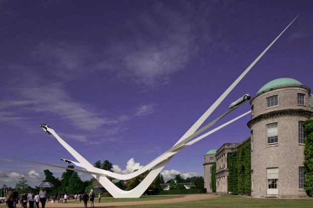 BMW Centenary Sculpture Goodwood Festival of Speed 2016 by Gerry Judah : Photo credit © David Barbour