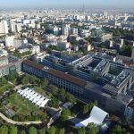 Aerial View Eole Headquarters Evergreen Campus Montrogue, France : Photo credit © Bouygues Bâtiment