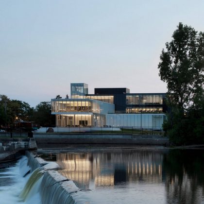 Joliette art Museum designed by Les Architectes FABG : Photo credit © Steve Montpetit