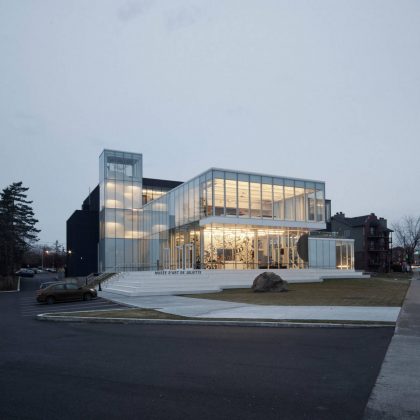 Joliette art Museum designed by Les Architectes FABG : Photo credit © Steve Montpetit