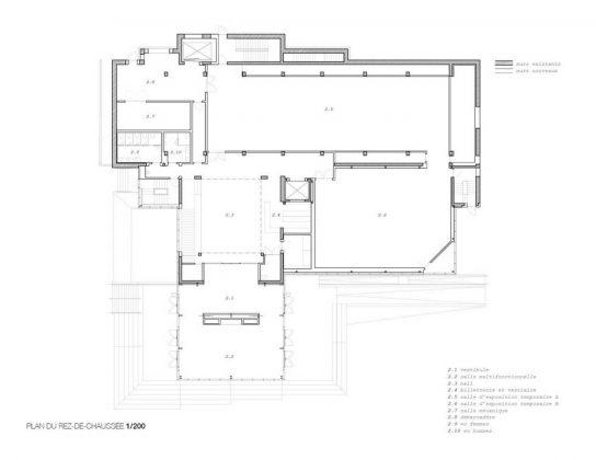 Joliette art Museum designed by Les Architectes FABG : Drawings © Les Architectes FABG