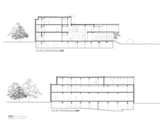 Joliette art Museum designed by Les Architectes FABG : Drawings © Les Architectes FABG