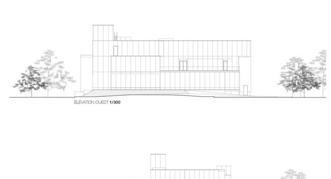 Joliette art Museum designed by Les Architectes FABG : Drawings © Les Architectes FABG