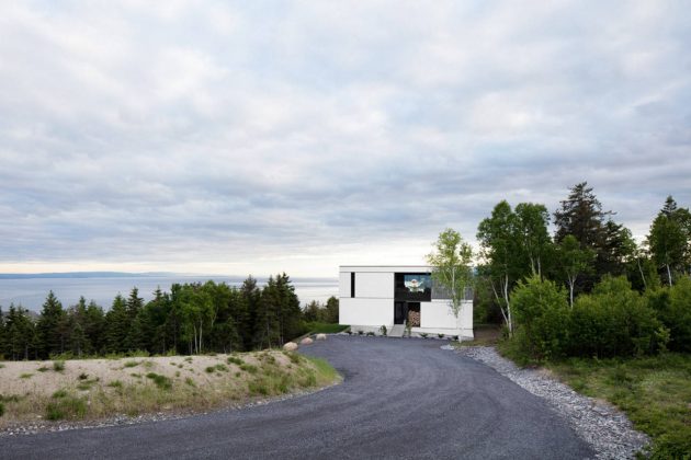 Chalet Blanche, Cap à l'aigle diseñada por ACDF Architecture : Photo credit © Adrien Williams