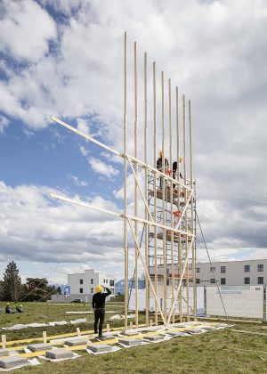 HOUSE ONE Proto-Estructura : Photo © Dylan Perrenoud - ALICE EPFL