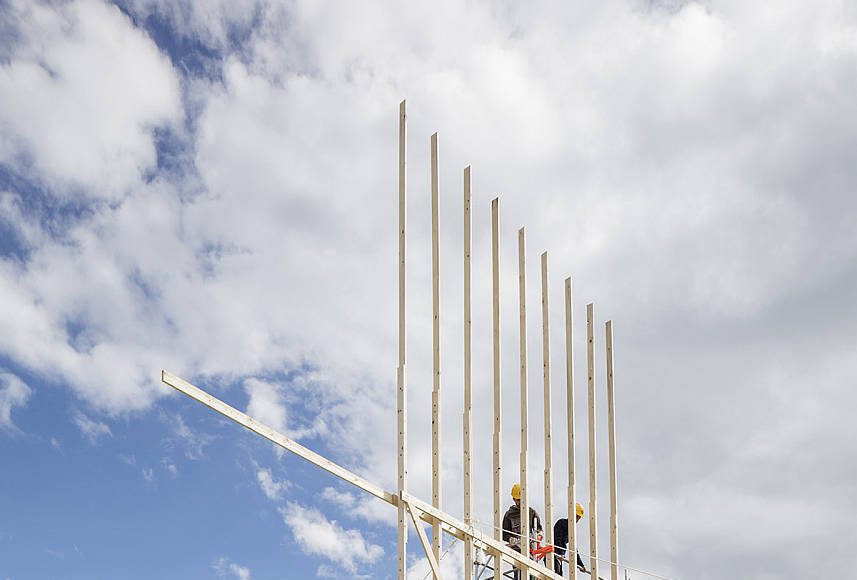 HOUSE ONE Proto-Estructura : Photo © Dylan Perrenoud - ALICE EPFL