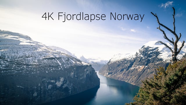 4K Fjordlapse Norway by Jonas Forsberg