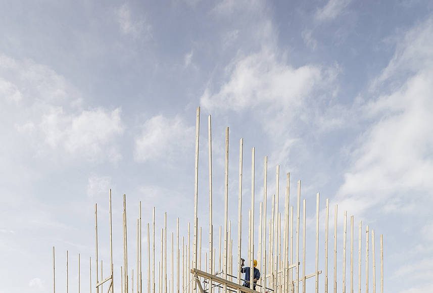 HOUSE ONE Proto-Estructura : Photo © Dylan Perrenoud - ALICE EPFL