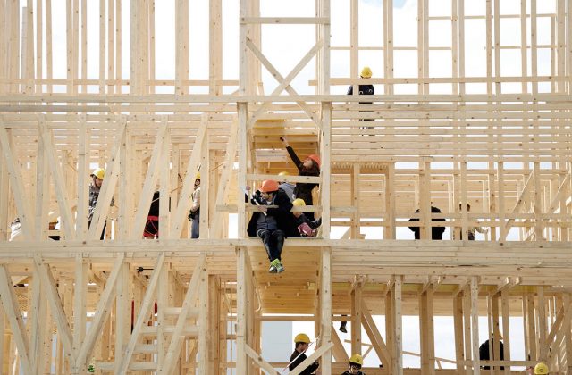 HOUSE ONE Construction : Photo © Alessandra Ortelli - ALICE EPFL