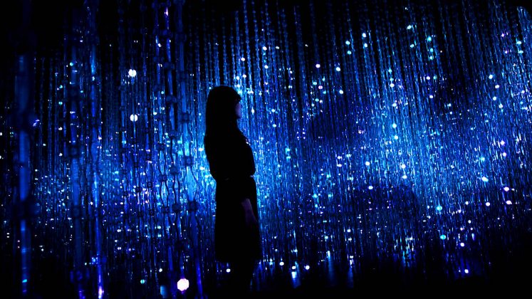 Crystal Universe Instalación Digital Interactiva by teamLab : Photo © teamLab Inc.