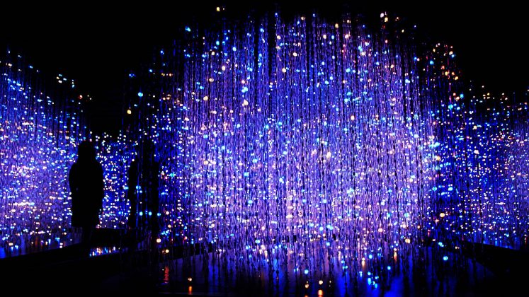 Crystal Universe Instalación Digital Interactiva by teamLab : Photo © teamLab Inc.