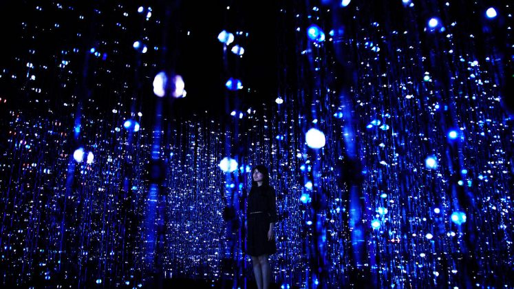 Crystal Universe Instalación Digital Interactiva by teamLab : Photo © teamLab Inc.