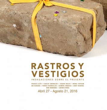 Exposición Rastros y vestigios. Indagaciones sobre el Presente Cartel © Antiguo Colegio de San Ildefonso