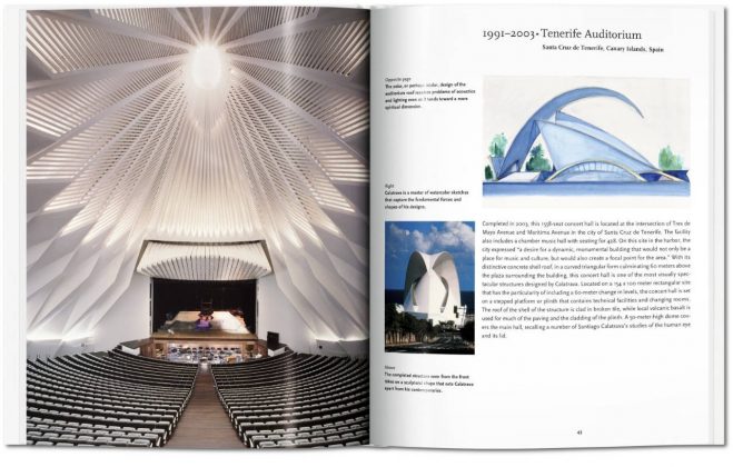 Calatrava: Philip Jodidio - autor, Peter Gössel - editor, Tapa dura, 21 x 26 cm, 96 páginas publicado por TASCHEN : Photo credits © TASCHEN