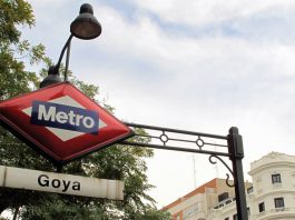 Detalle del acceso a la Estación Goya : Fotografía © Metro de Madrid