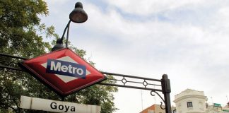 Detalle del acceso a la Estación Goya : Fotografía © Metro de Madrid