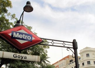Detalle del acceso a la Estación Goya : Fotografía © Metro de Madrid