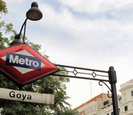 Detalle del acceso a la Estación Goya : Fotografía © Metro de Madrid