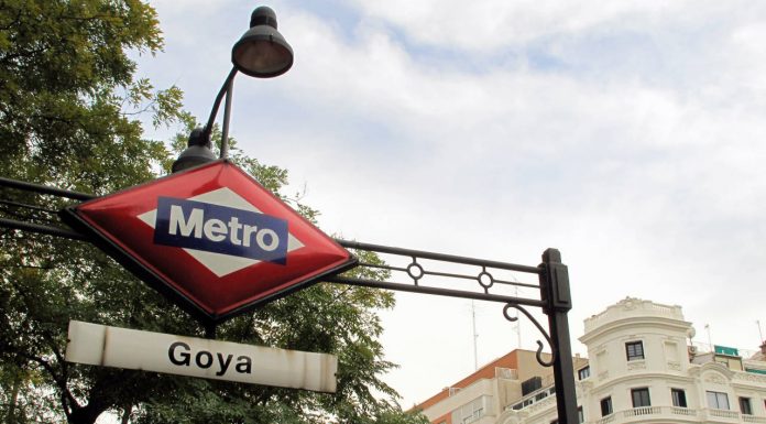 Detalle del acceso a la Estación Goya : Fotografía © Metro de Madrid