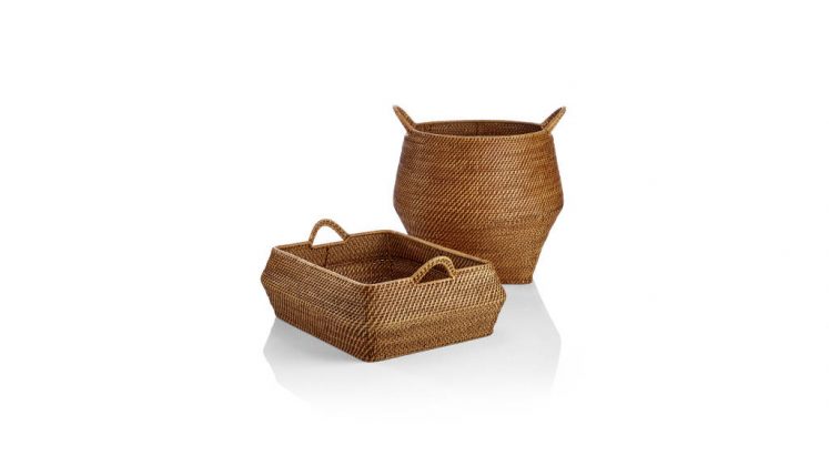 Nito Baskets : Photo © Crate & Barrel