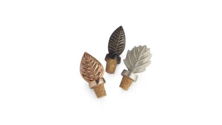 Leaf Bottle Stoppers : Photo © Crate & Barrel