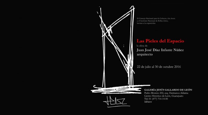 Las Pieles del Espacio en la Galería Jesús Gallardo del Instituto de Cultura de León : Cartel © Secretaría de Cultura de México