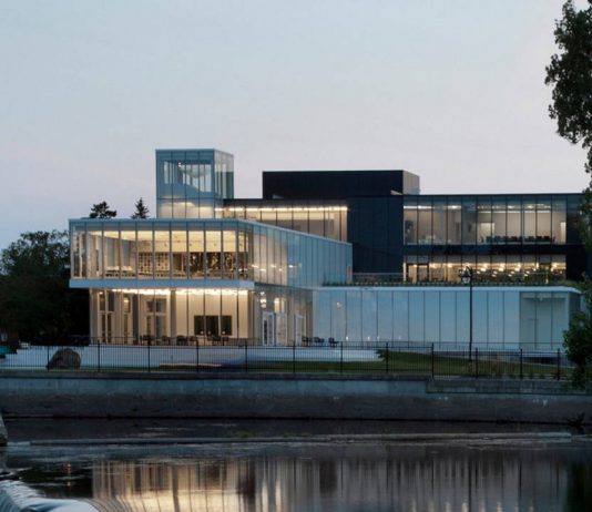 Joliette art Museum designed by Les Architectes FABG : Photo credit © Steve Montpetit