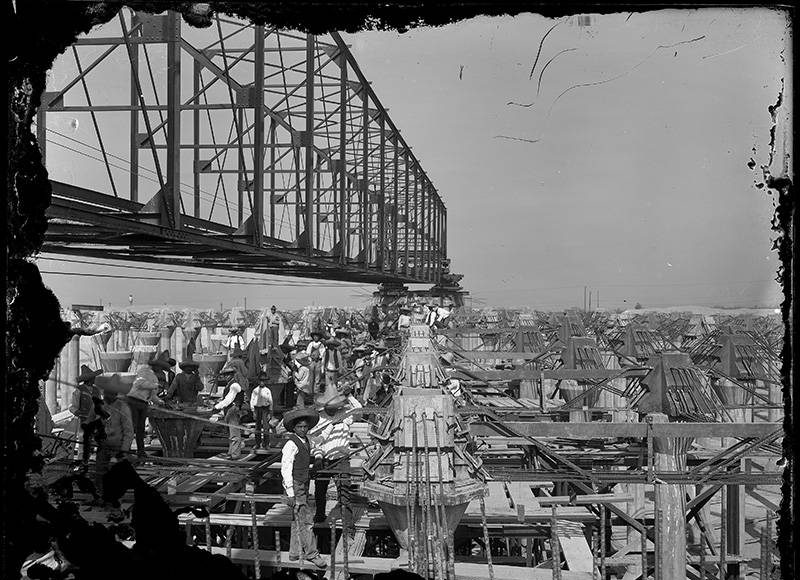 Obras hidráulicas para la Ciudad de México. 1909 : Fotografía © INAH.SINAFO.FN