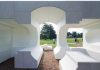 Serpentine Summer House 2016 designed by Kunlé Adeyemi (NLÉ); (10 June – 9 October); Photo © Iwan Baan