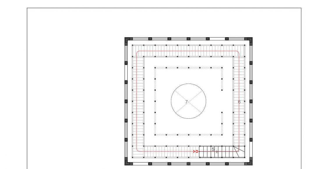 Terra Cotta Studio Second Floor Plan by Tropical Space : Drawing © TROPICAL SPACE