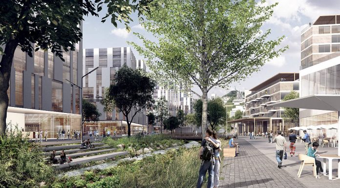 Plan Maestro Cerro Norte en León, Guanajuato por la oficina mexicana a | 911 y a la norteamericana Sasaki Plan Maestro Cerro Norte en León, Guanajuato por la oficina mexicana a | 911 y a la norteamericana Sasaki : Render © a | 911 y © Sasaki