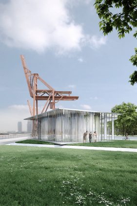 The Cloud Pavilion Exterior by Schmidt Hammer Lassen Architects : Render © Schmidt Hammer Lassen Architects