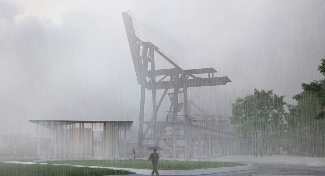 The Cloud Pavilion Exterior Fog by Schmidt Hammer Lassen Architects : Render © Schmidt Hammer Lassen Architects