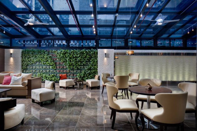 New Design Concept for the Holiday Inn Brooklyn designed by Escobar Design by Lemay : Photo credit © Inessa Photography