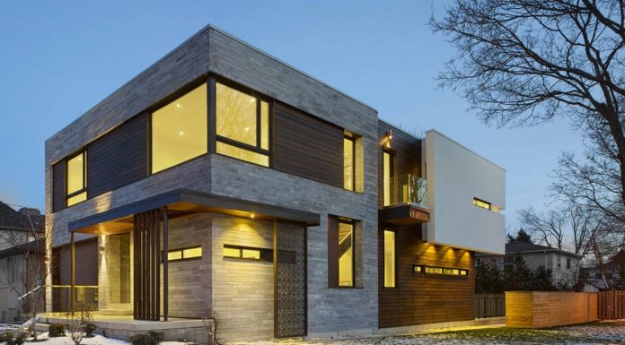 Garden Void House - Vista Exterior desde el Noroeste : Photo credit © Tom Arban