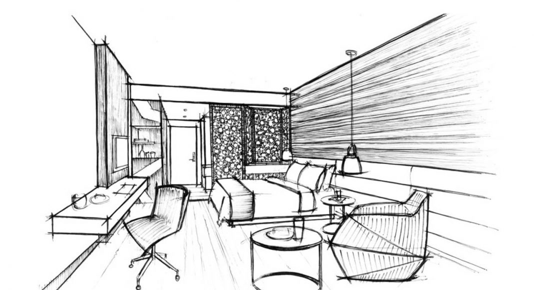 Radisson Blu Marrakech Sketch Perspective : Photo credit © Atelier Pod