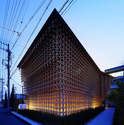 Kengo Kuma, GC Prostho Museum Research Center : Copyright © Kengo Kuma & Associates for Glass Wood House