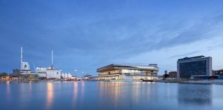 Dokk1 View from the Harbor by Schmidt Hammer Lassen Architects : Photo © Schmidt Hammer Lassen Architects