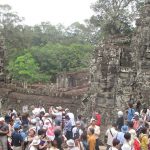 El templo de Angkor, Camboya, está siendo puesto bajo enorme presión por los turistas : Imagen cortesía de © Planet Asia